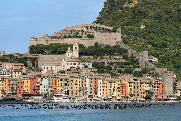 Stadsbilden i Portovenere - Ligurien Italien — Stockfoto