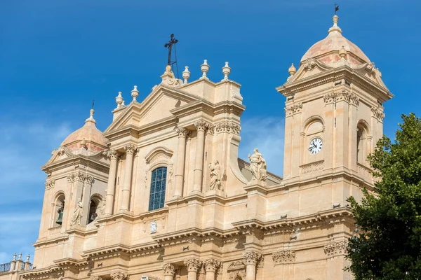 Katedralen i San Nicolo - Noto Sicilien Italien — Stockfoto