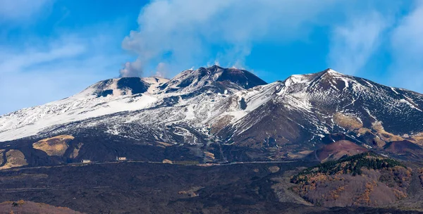 Silvestri kratrar - Etna vulkanen - Sicilien Italien — Stockfoto