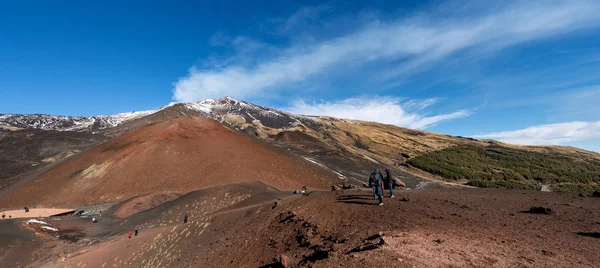 Silvestri kraters - Etna vulkaan - Sicilië Italië — Stockfoto