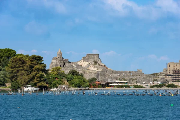 Church of Saint Peter - Porto Venere Italië — Stockfoto