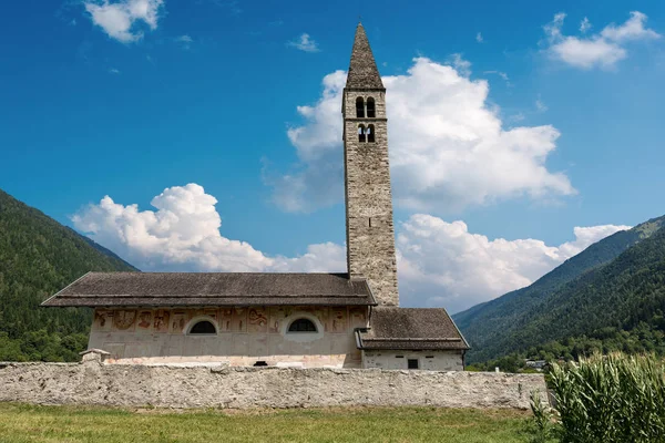 Kościół Świętego Antoniego Opata - Pelugo Włochy — Zdjęcie stockowe
