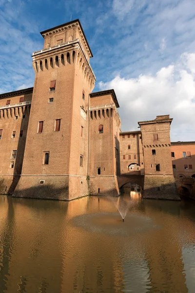 Castelo Estense - Ferrara Emilia Romagna - Itália — Fotografia de Stock
