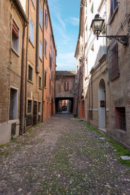 Ferrara İtalya - Ortaçağ Via delle Volte