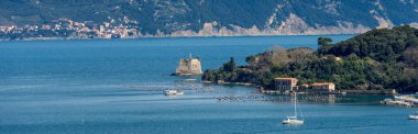 Scola Kulesi ve Palmaria Adası - Liguria İtalya