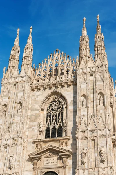 Catedral de Milão Duomo di Milano Itália — Fotografia de Stock