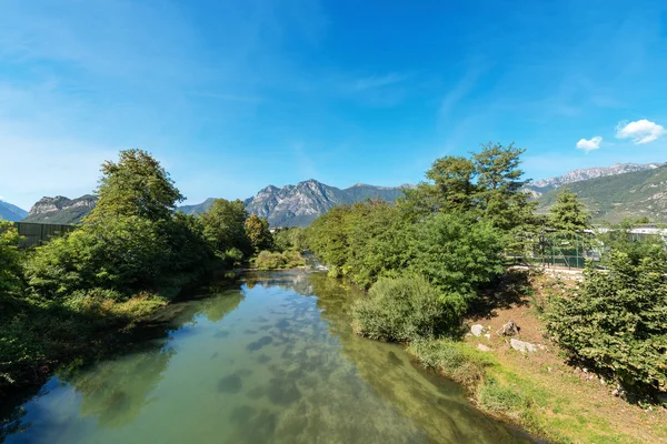 Sarca River - Fiume Sarca - Trentino Italy — 图库照片