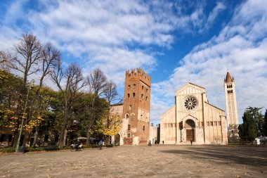 Basilica of San Zeno - Verona Italy clipart