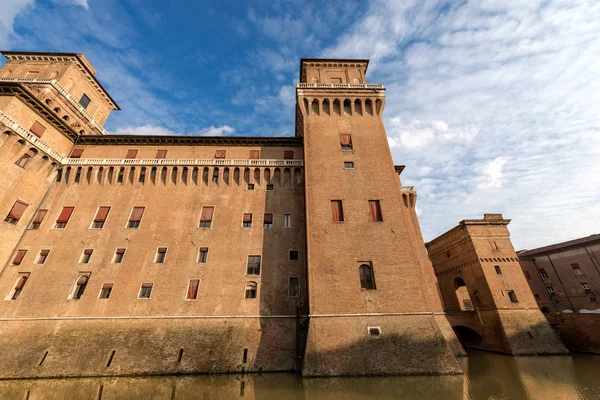 Castello Estense - Ferrara Emilia Romagna - Italia — Foto Stock