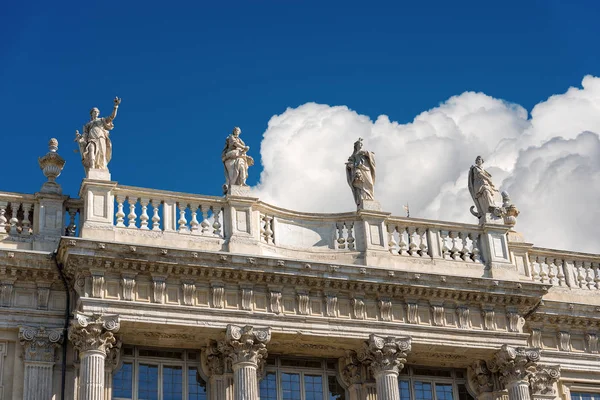 Torino Italy - Detail of Palazzo Madama — Stock Photo, Image