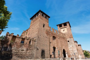 Castelvecchio'yu - Ortaçağ eski Kalesi - Verona
