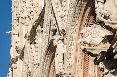 Siena Toskana İtalya - katedral detay