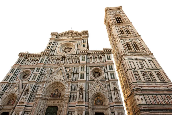 Duomo of Santa Maria del Fiore isolated on white - Florence cathedral — Stock Photo, Image