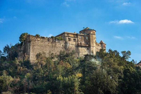 Zamek Brown lub St George - wioska Portofino Liguria Włochy — Zdjęcie stockowe