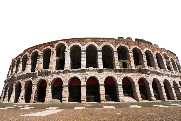 Arena di Verona aislado en blanco - anfiteatro romano Italia — Foto de Stock