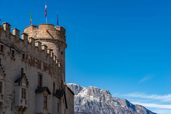 Castello Del Buonconsiglio Castelvecchio Met Toren Torre Augusto Xiii Xviii — Stockfoto