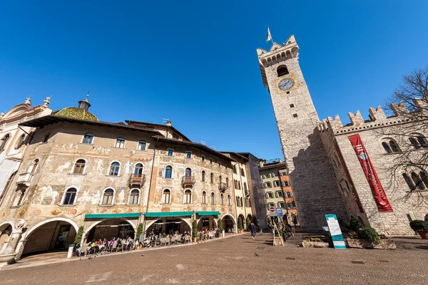 Trento Trentino Alto Adige Italia Marzo 2020 Piazza Del Duomo —  Fotos de Stock