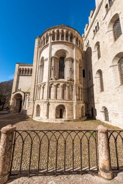 San Vigilio Katedrali 'nin (Duomo di Trento, 1212-1321) Romanesk ve Gotik tarzı, Trento şehir merkezi, Trentino-Alto Adige, İtalya, Avrupa