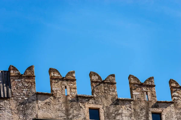 Castello Del Buonconsiglio Castelvecchio Middeleeuws Kasteel Trento Stad Close Van — Stockfoto