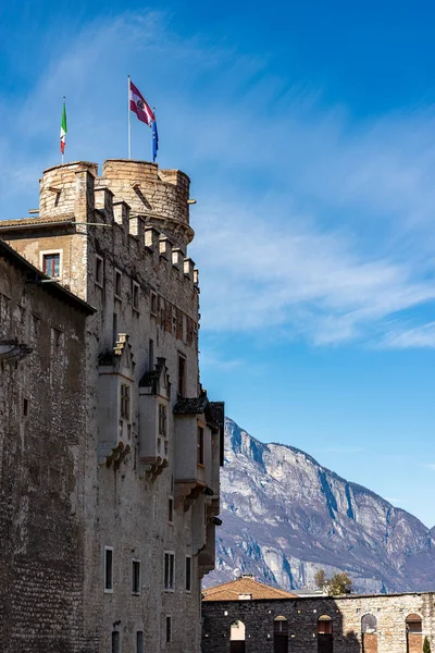 Castello Del Buonconsiglio Castelvecchio Con Torre Torre Augusto Xiii Xviii — Foto Stock