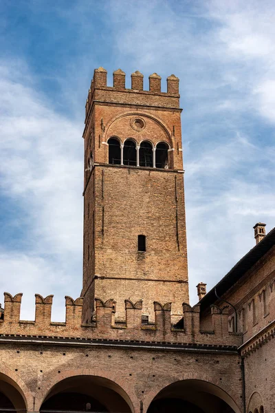 Medieval Palazzo Enzo Palacio Del Rey Enzo 1245 Piazza Del — Foto de Stock