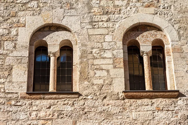 Trento Centru Palazzo Pretorio Nebo Palazzo Vescovile Praetoriánský Palác Starobylý — Stock fotografie