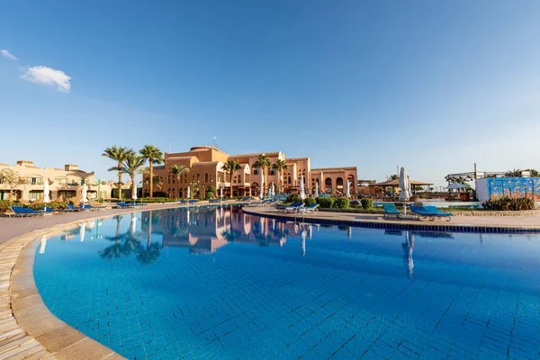 Marsa Alam Red Sea Egypt Nov 2018 Zwembad Van Club — Stockfoto