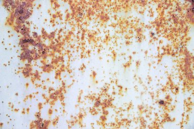 Paslı yüzeyde doku Eksfoliasyon boyası