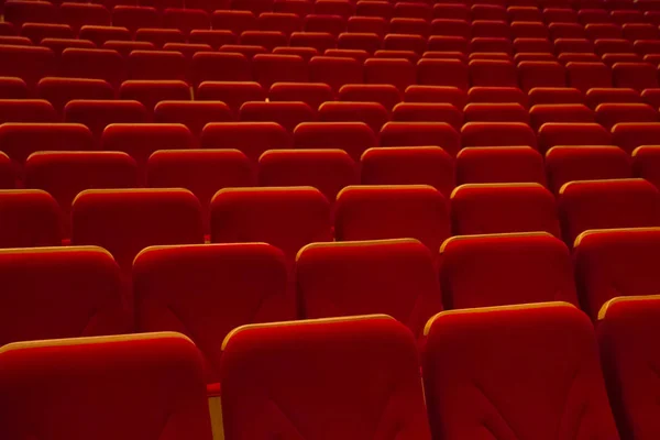 Sala koncertowa krzesła bez ludzi — Zdjęcie stockowe