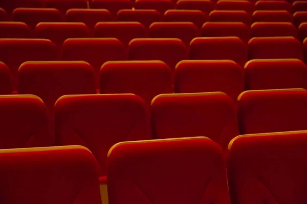 Filas vacías en el cine o sala de conciertos —  Fotos de Stock