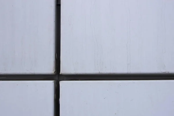Collegamento tra pannelli in alluminio ventilato facciata — Foto Stock