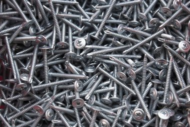 Metal gümüş vida arka plan