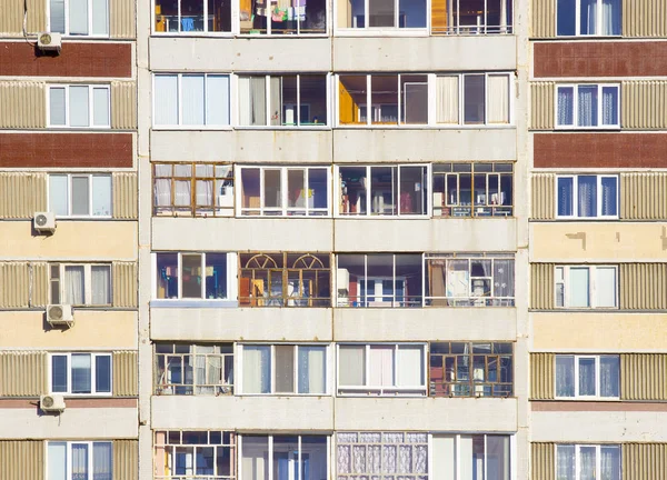 Panelen flera våningar hus — Stockfoto