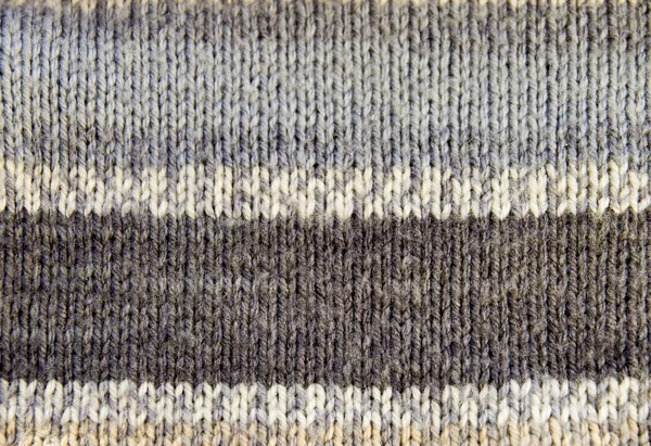 Striped knitted background — Stock Photo, Image