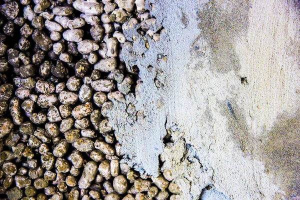Claydite and concrete background — Stock Image Claydite and concrete background Royalty Free Stock Photos