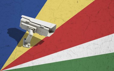 Ulusal bayrak Street cam açık video gözetim kamera