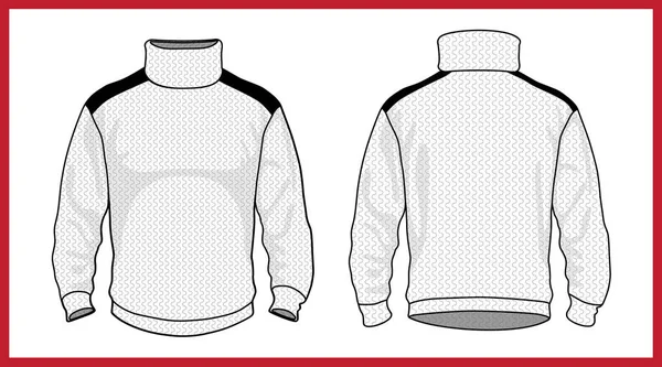 Colección de jersey jersey jersey. Ropa casual. Ilustración vectorial — Vector de stock