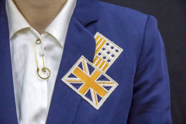 İngiliz bayrağı ceket arması