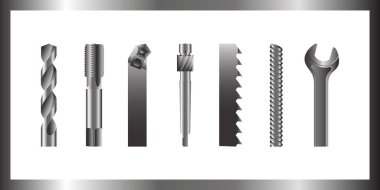 Vektör görüntü el metal işi araçları