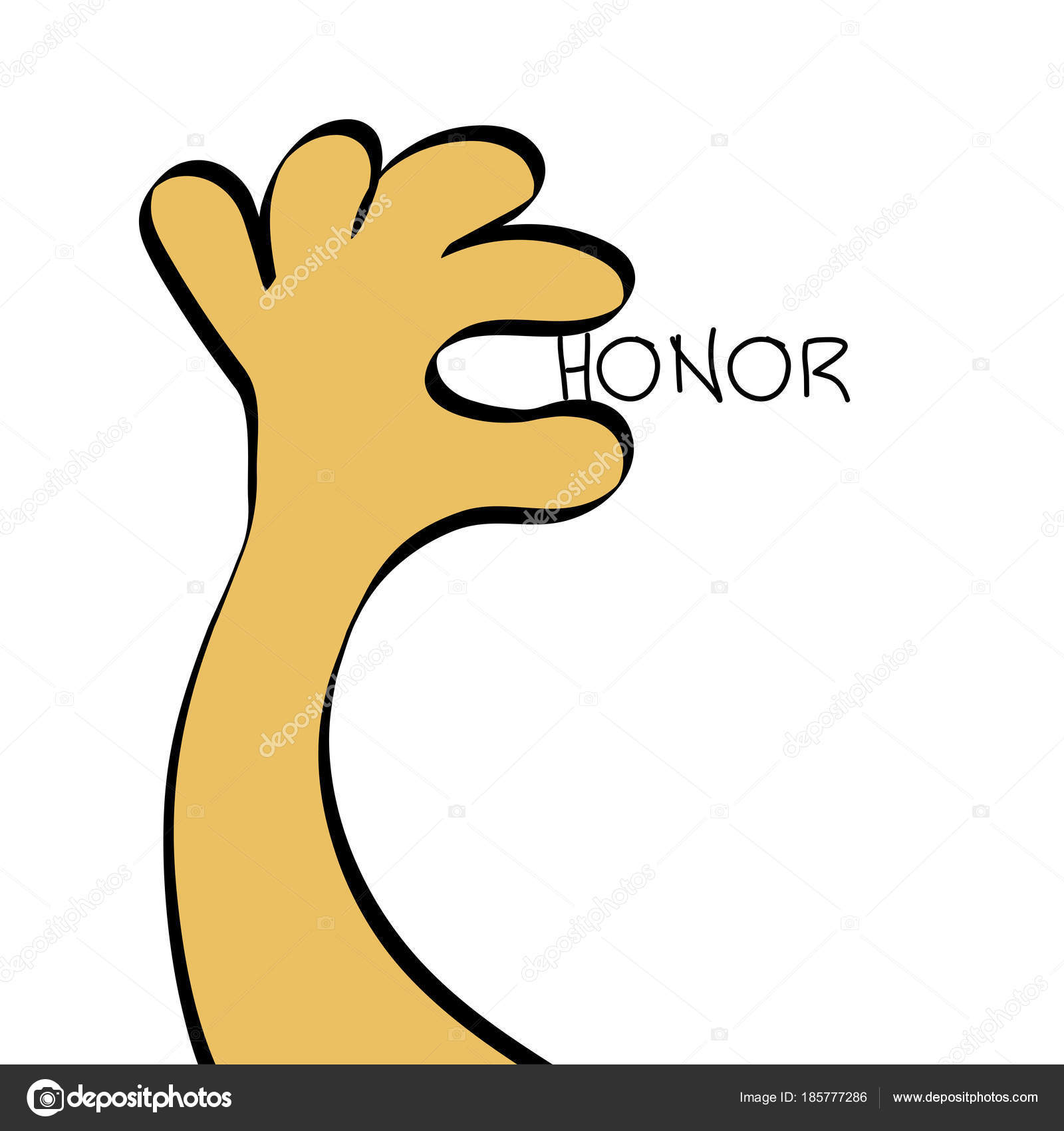 Fond D Ecran Doigt D Honneur Geste de la main. Montrant la petite inscription de doigts d’honneur