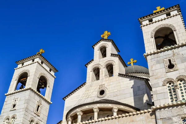 Karadağ 'ın Podgorica kentinde İsa' nın Dirilişi Katedrali — Stok fotoğraf