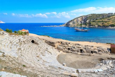 Datça, Türkiye'de antik Yunan şehir knidos amfitiyatro