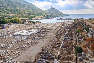 Pazar yeri Datça, Türkiye'de knidos antik kenti