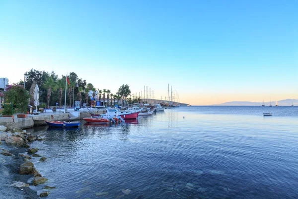 Bodrum plaj ve liman sabah