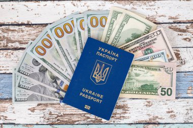 Uluslararası biyometrik Ukraynalı pasaport bizimle dolar top v