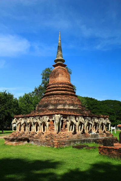 Wat Chang Lom, Sukhothai, Cidade Velha, histórico, civilização, hist — Fotografia de Stock