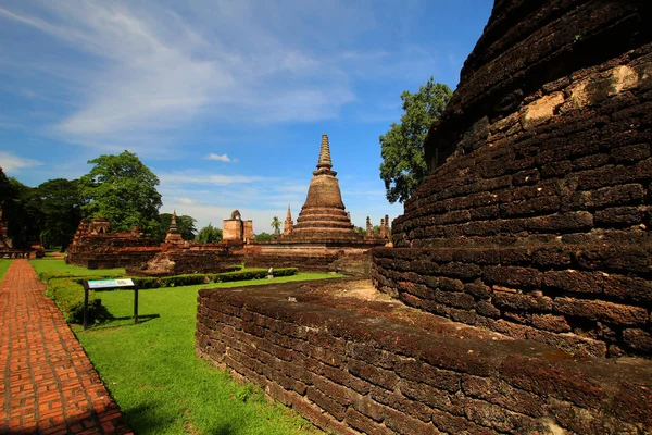 Parque Histórico de Sukhothai, Sukhothai, Cidade Velha, histórico, civili — Fotografia de Stock