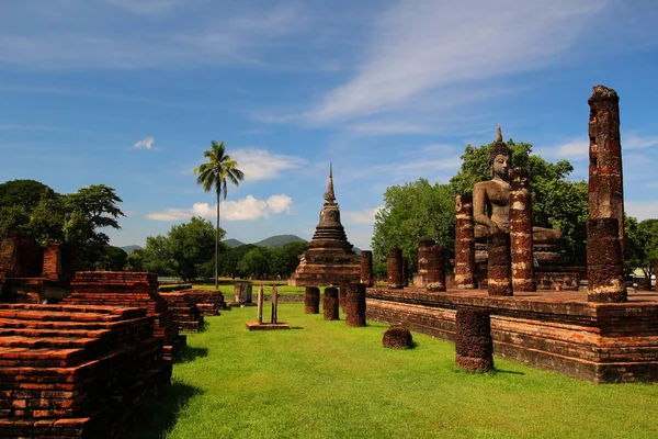 Historický Park Sukhothai, Sukhothai, staré město, historické, civili — Stock fotografie