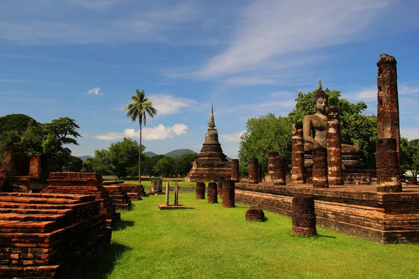 Historický Park Sukhothai, Sukhothai, staré město, historické, civili — Stock fotografie