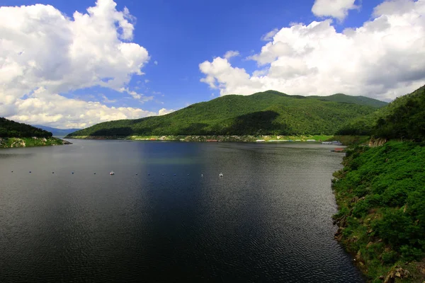 Imagem da Barragem do Rio na Tailândia . — Fotografia de Stock